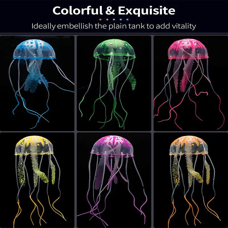 Silicone Aquarium Jellyfish