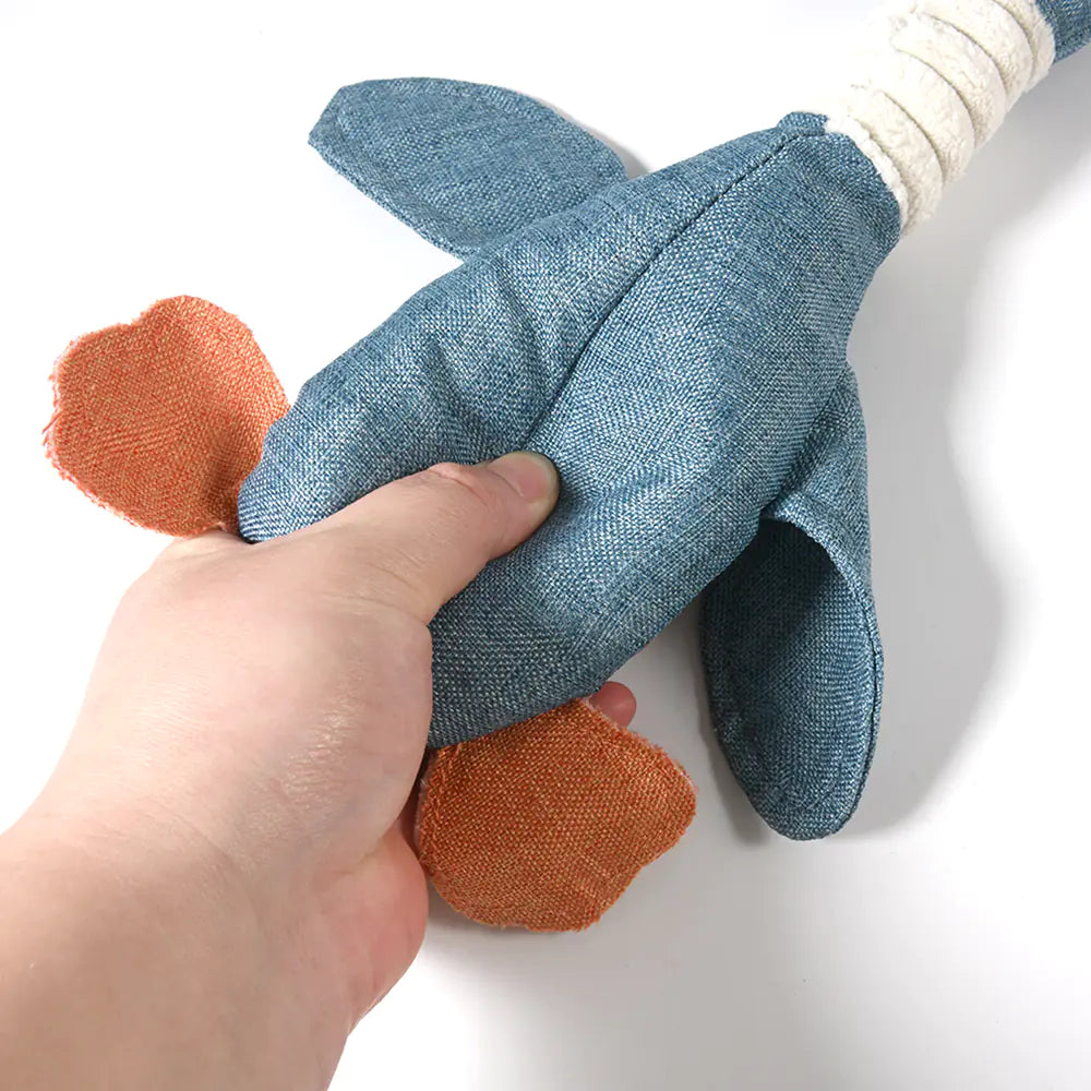 Plush Dog Squeak Toy