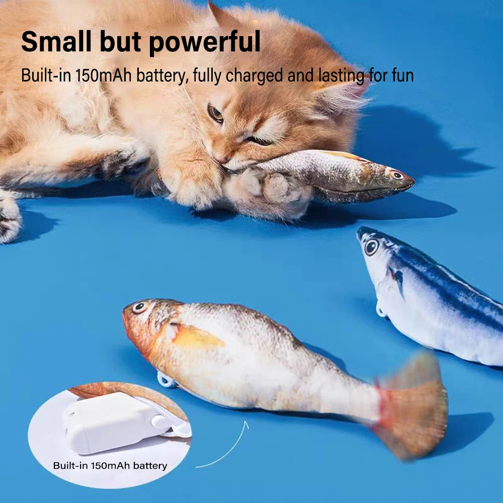 Moving Catnip Fish Toy