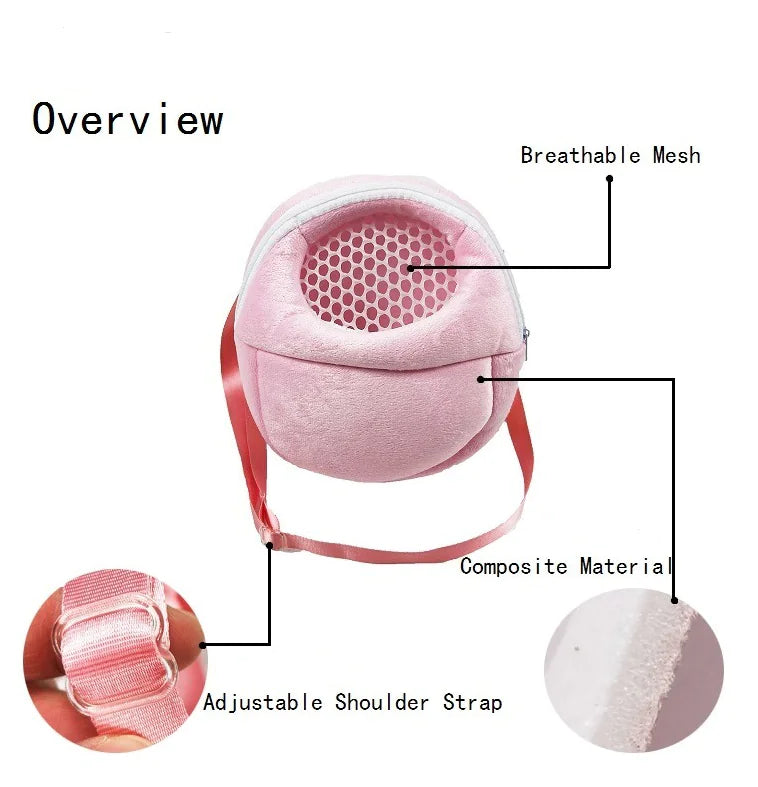 Soft Plush Small Pet Carrier Bag