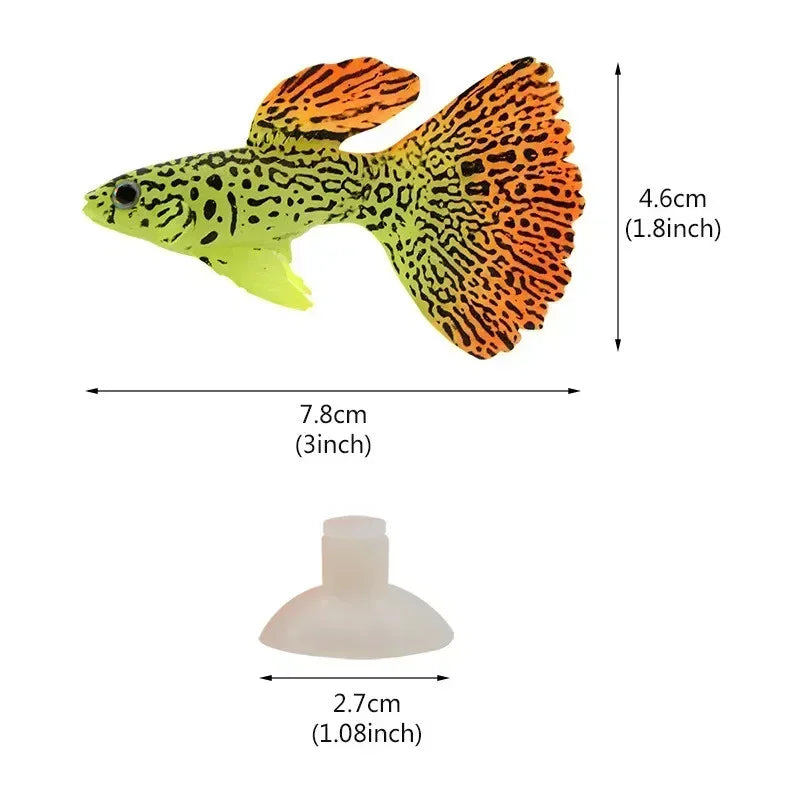 Luminous Silicon Aquarium Creatures