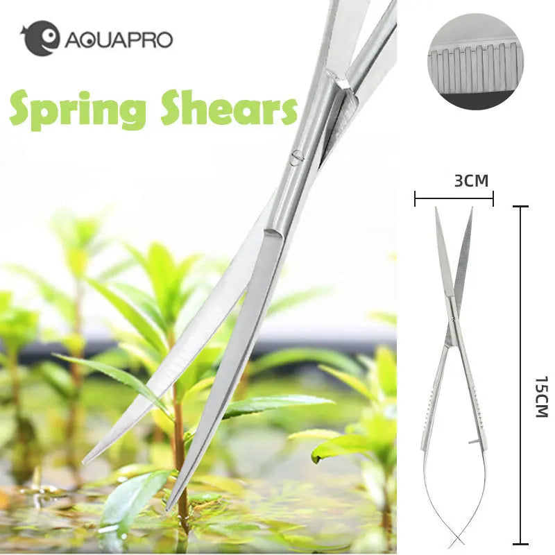 Spring-Action Aquarium Plant Scissors