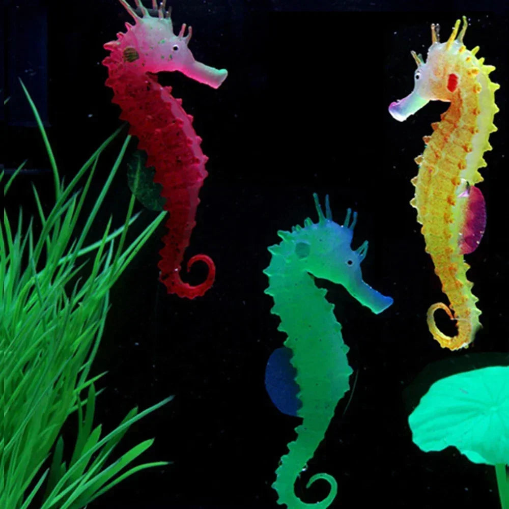 Luminous Silicon Aquarium Creatures