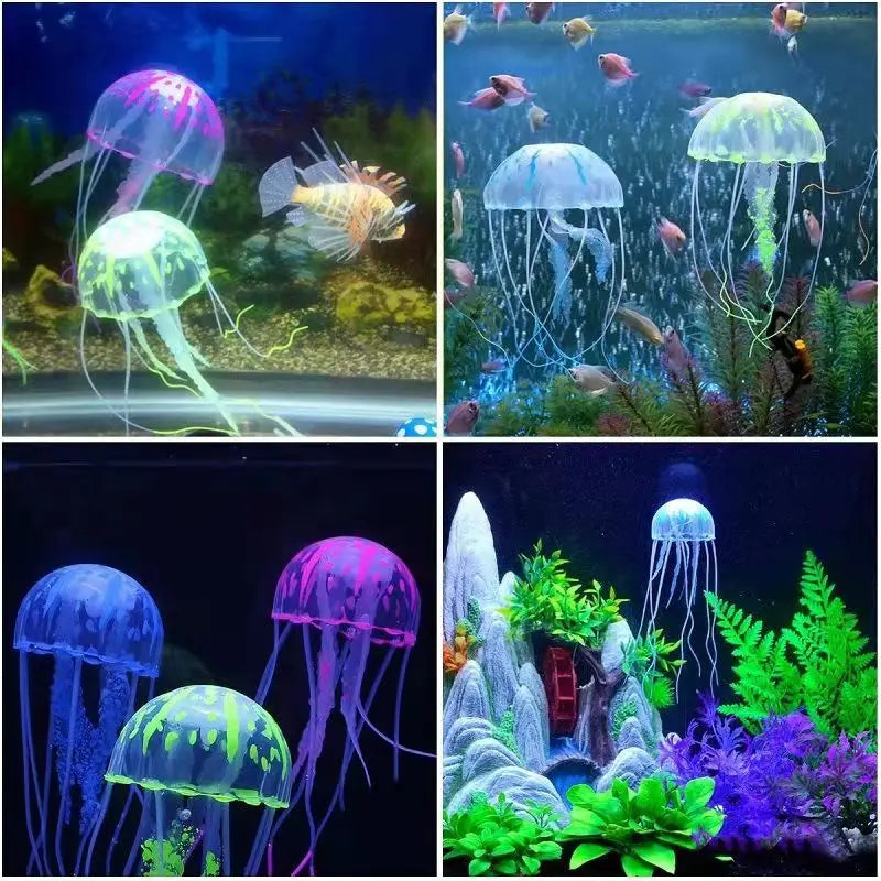 Lifelike Silicone Jellyfish Decor