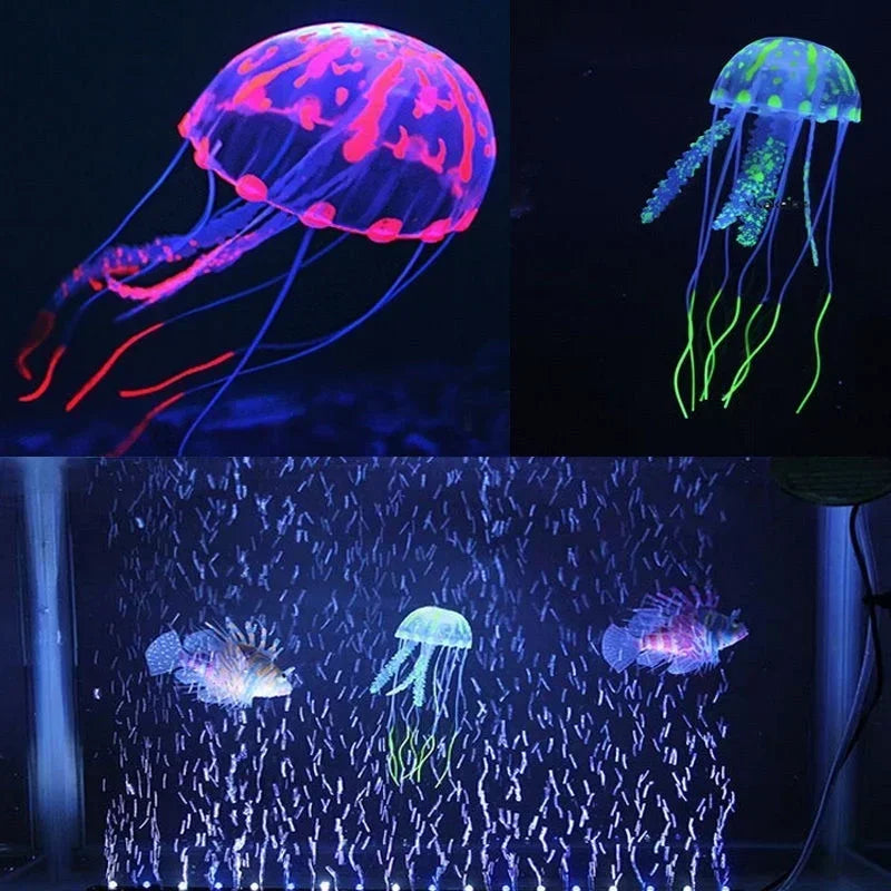 Luminous Silicon Aquarium Creatures