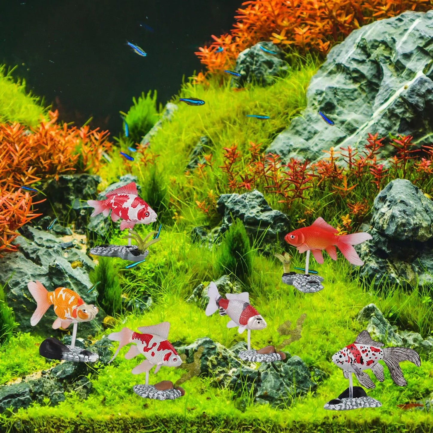 Realistic Resin Aquarium Bridge