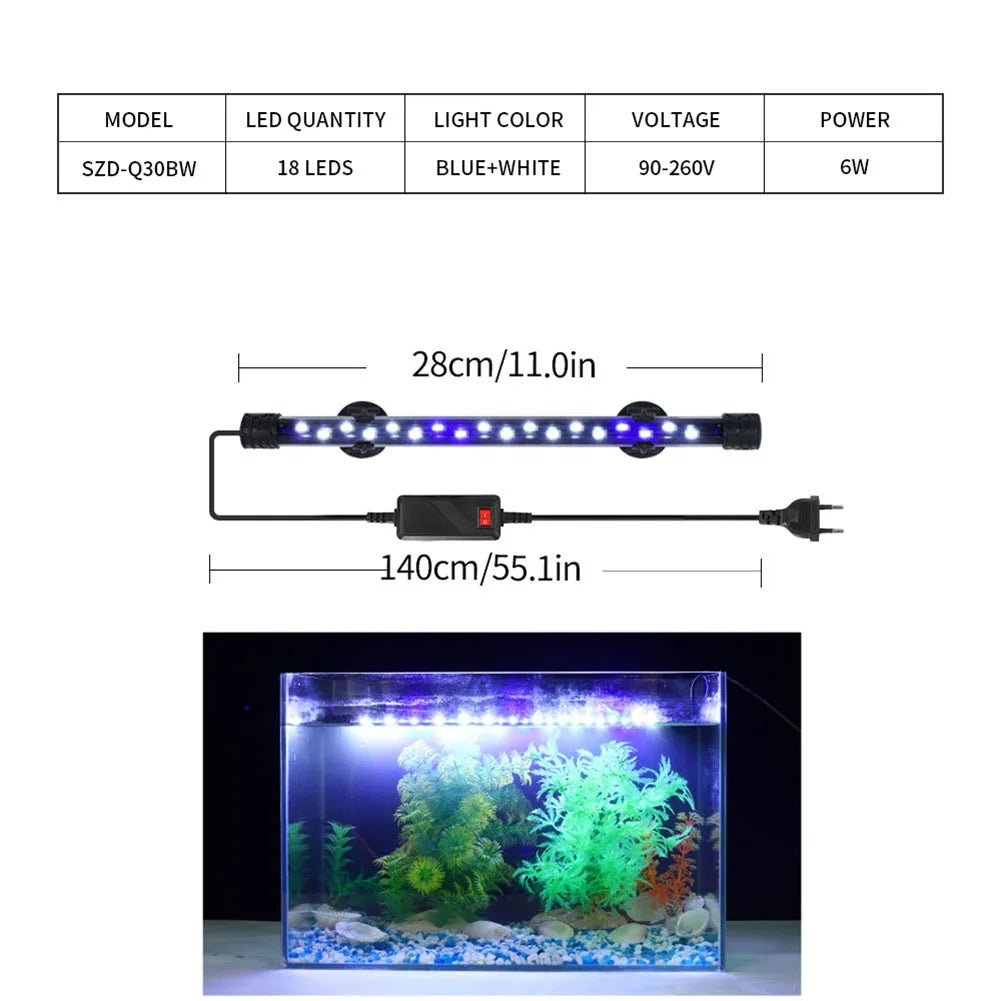 Submersible LED Aquarium Light Bar