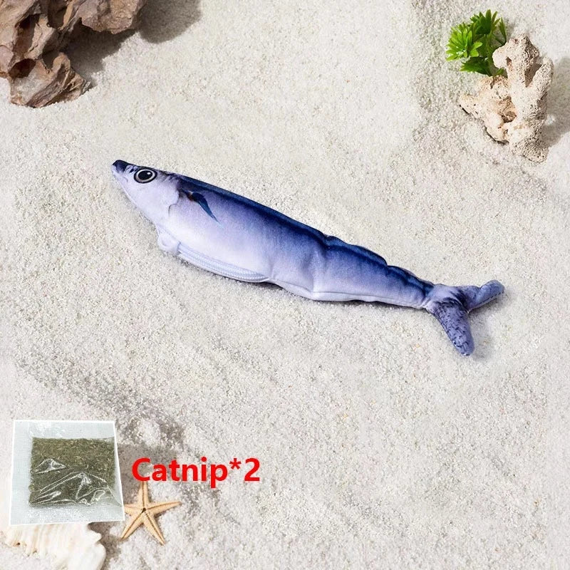 Moving Catnip Fish Toy