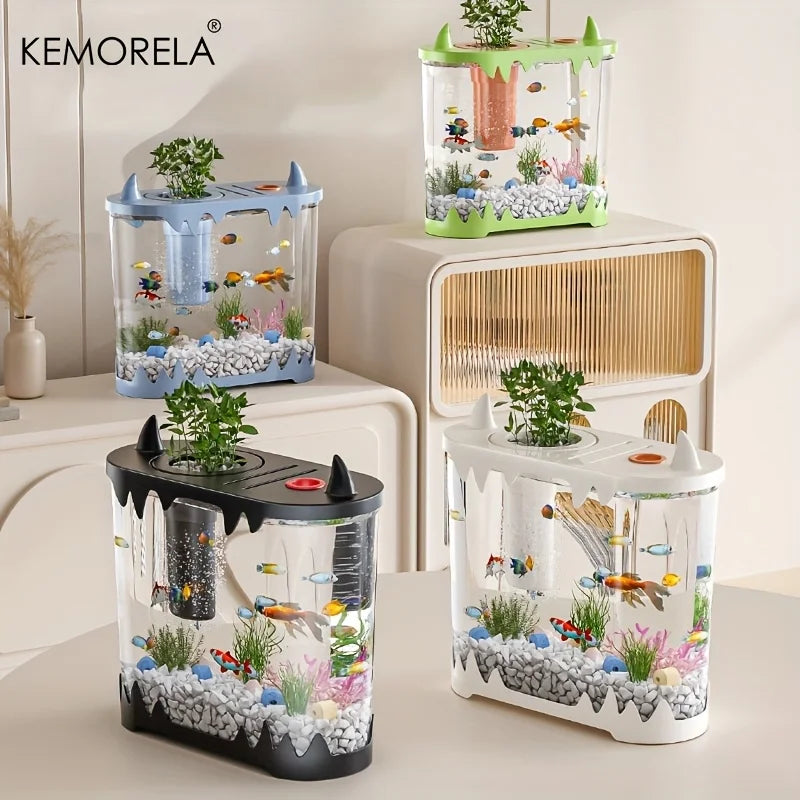 KEMORELA Easy-Care Desktop Aquarium