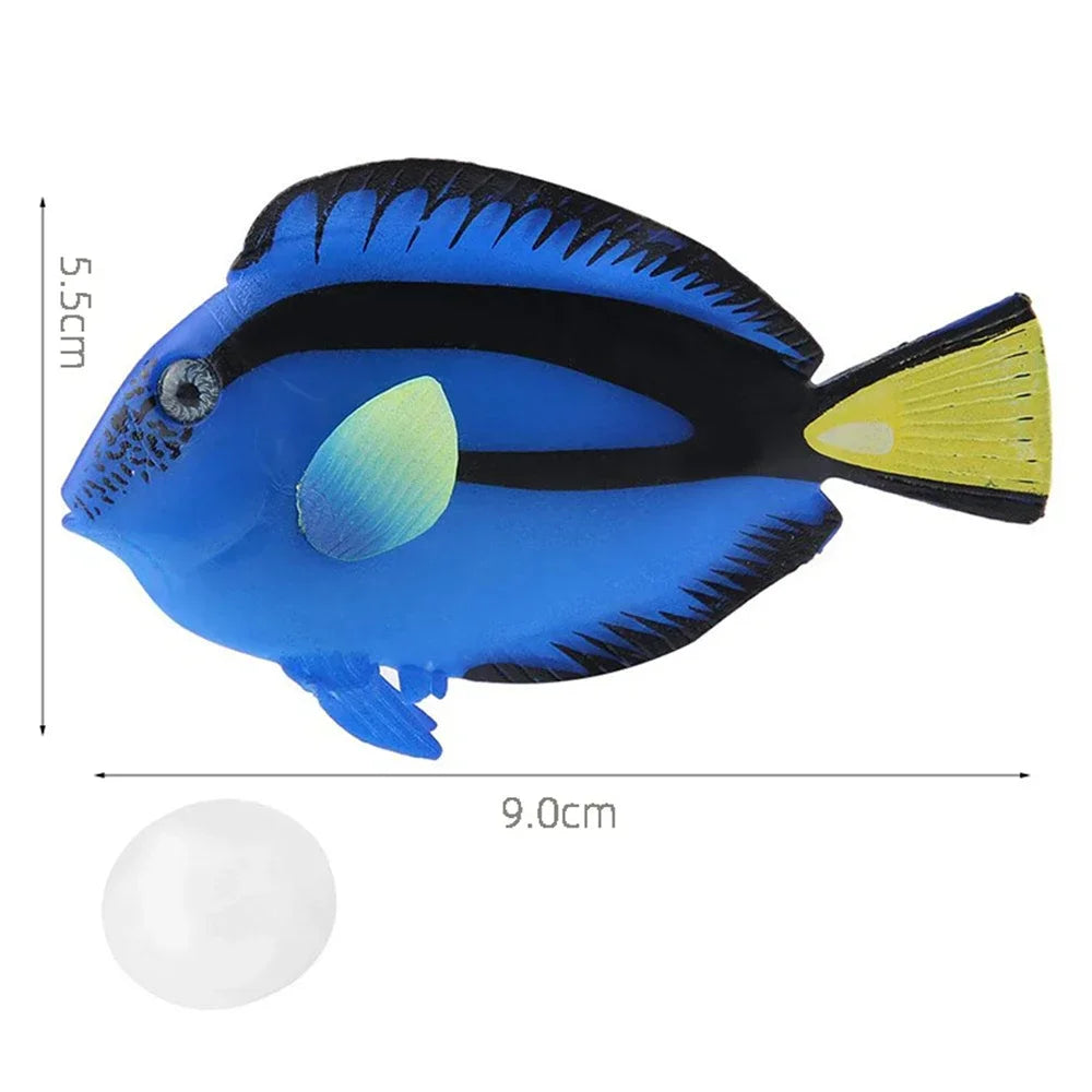 Luminous Silicon Aquarium Creatures
