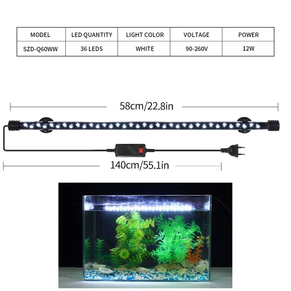 Submersible LED Aquarium Light Bar