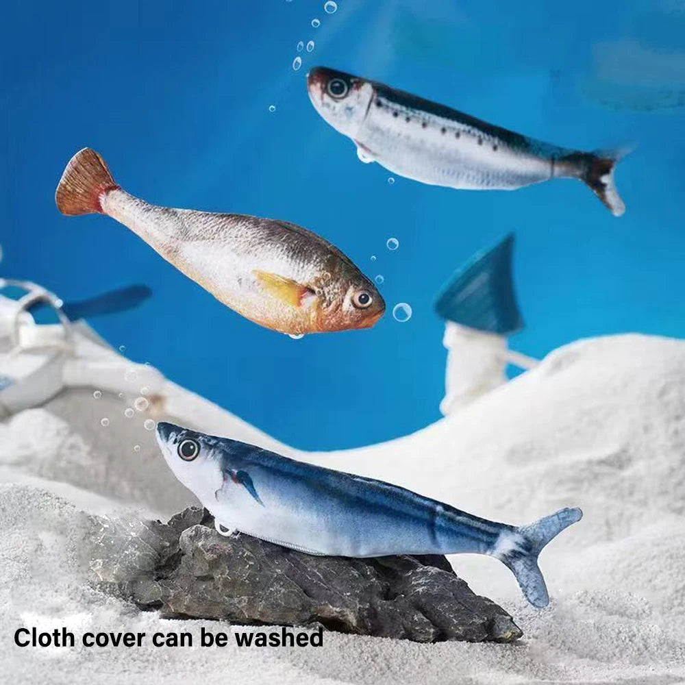 Moving Catnip Fish Toy