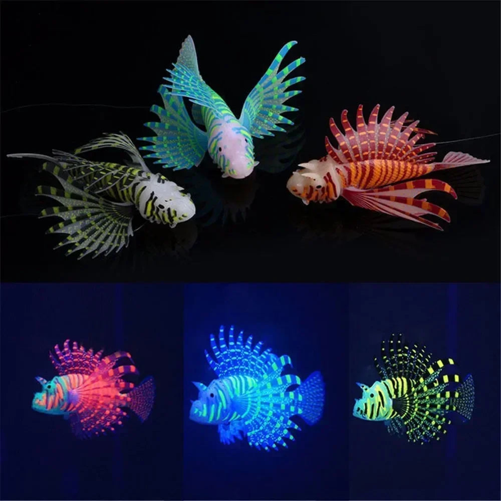 Luminous Silicon Aquarium Creatures