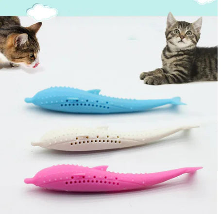 Silicone Fish Cat Toothbrush