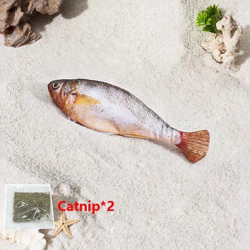 Moving Catnip Fish Toy