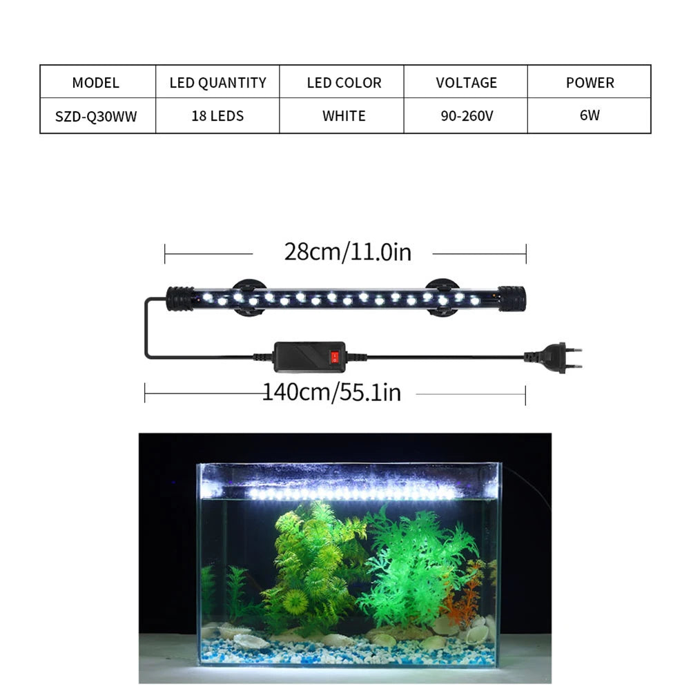 Submersible LED Aquarium Light Bar