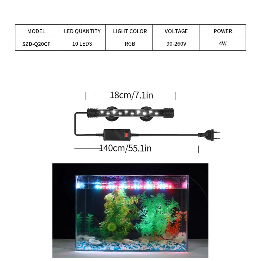 Submersible LED Aquarium Light Bar