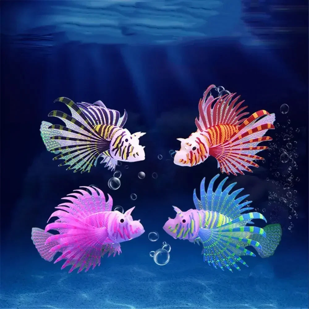 Luminous Silicon Aquarium Creatures