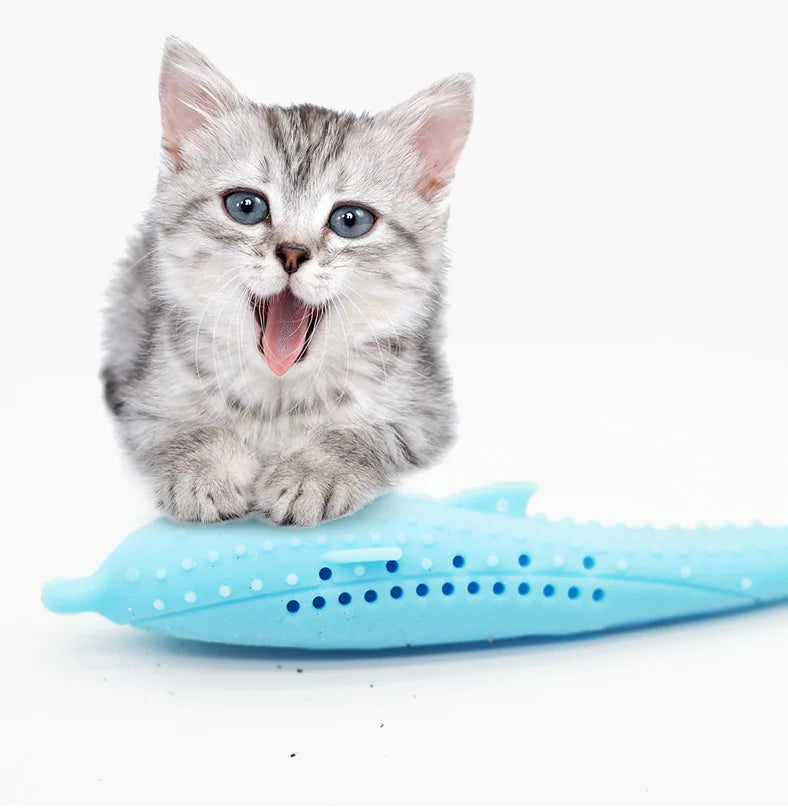 Silicone Fish Cat Toothbrush