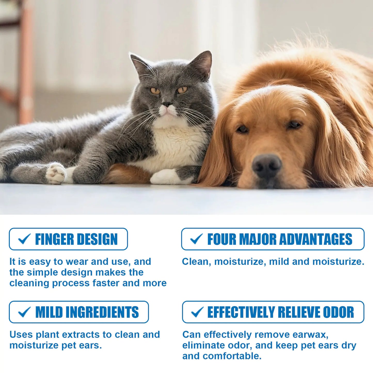 Yegbong Pet Ear Wipes