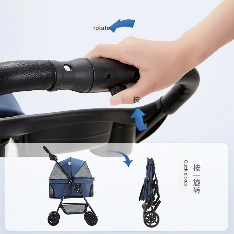 Bello OSM-M02S Foldable Pet Stroller