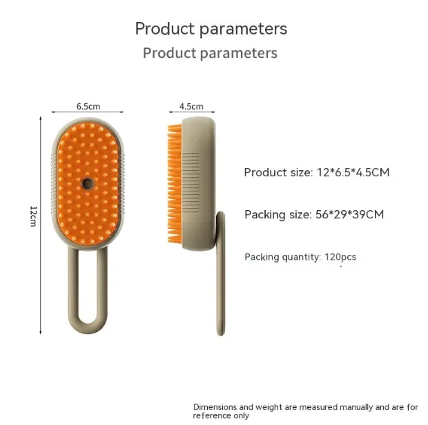 Gentle Steam Pet Brush