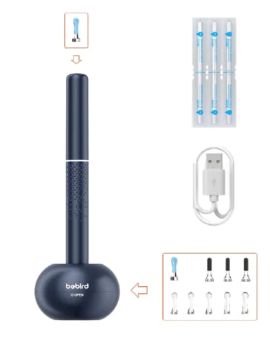 Visual Ear Pick - Endoscope with Luminous Silicone Tip