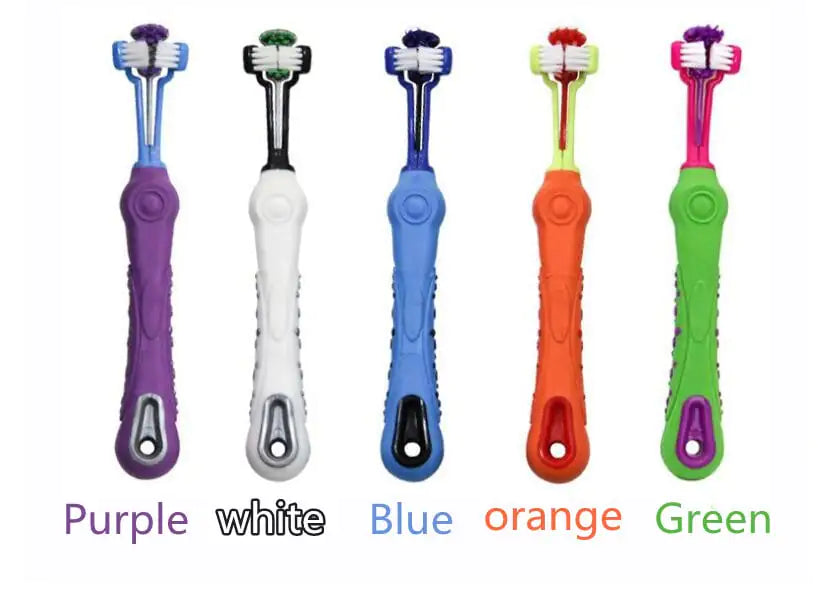 Double-Headed Pet Dental Brush