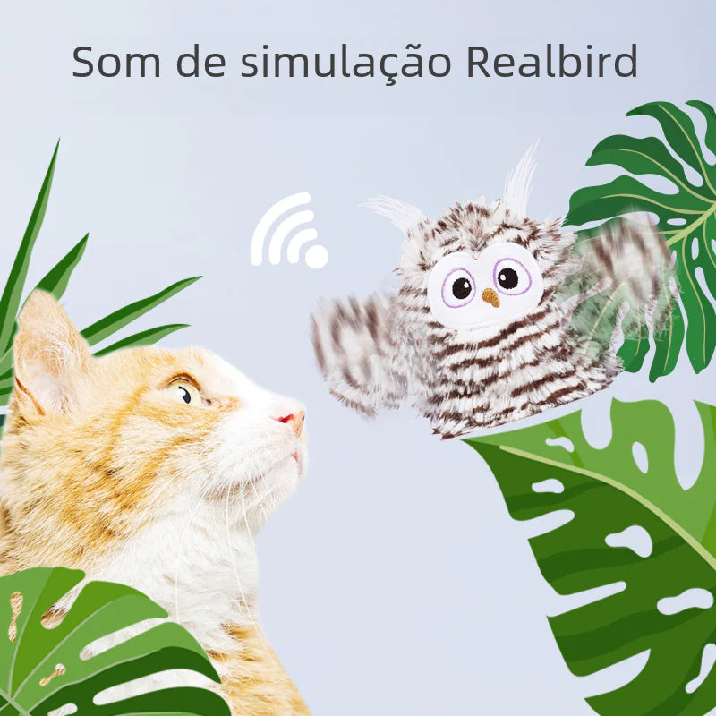 fofos Smart Owl Interactive Cat Toy