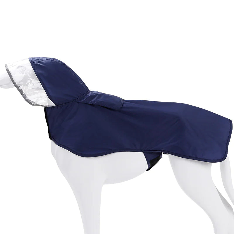 Dog Raincoat Vest (Yellow/Blue)