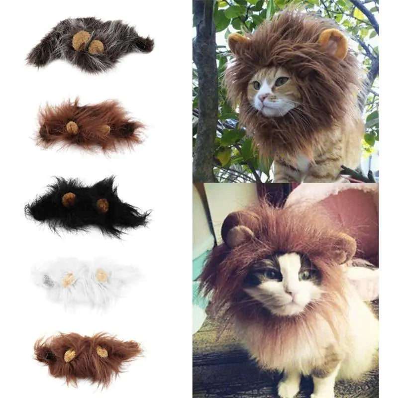 Lion Mane Cat Costume Wig