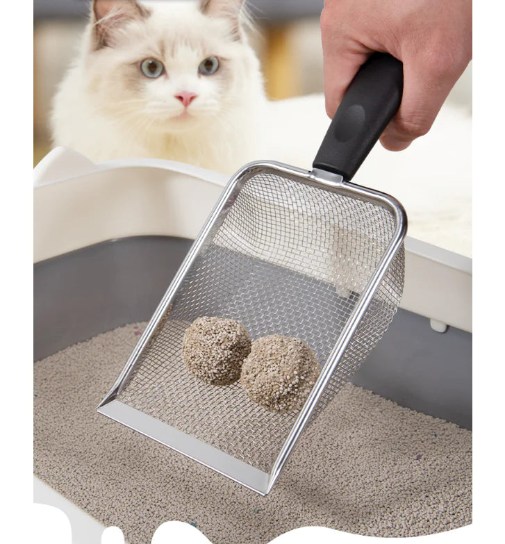 Heavy-Duty Metal Cat Litter Scoop
