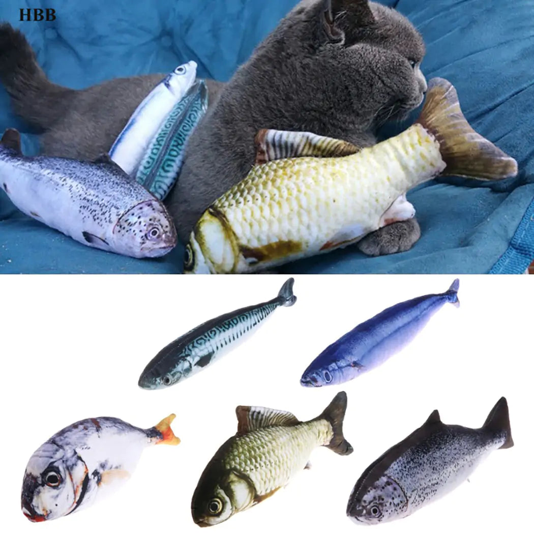 Catnip Fish Play Toy