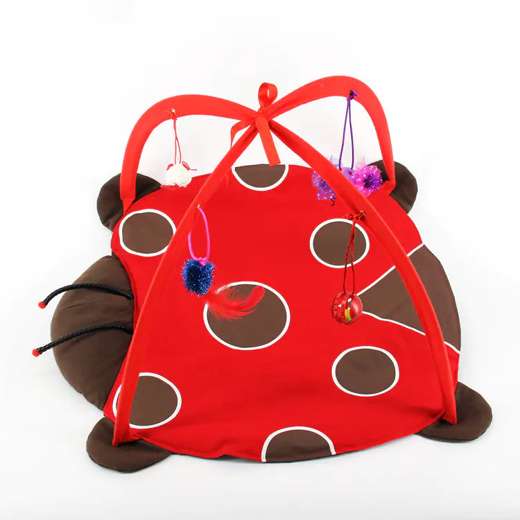 Compact Canvas Cat Play Tent