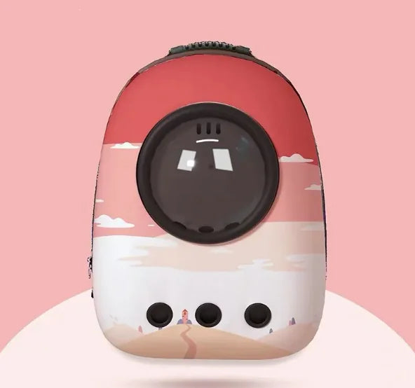 Transparent Space Capsule Pet Carrier