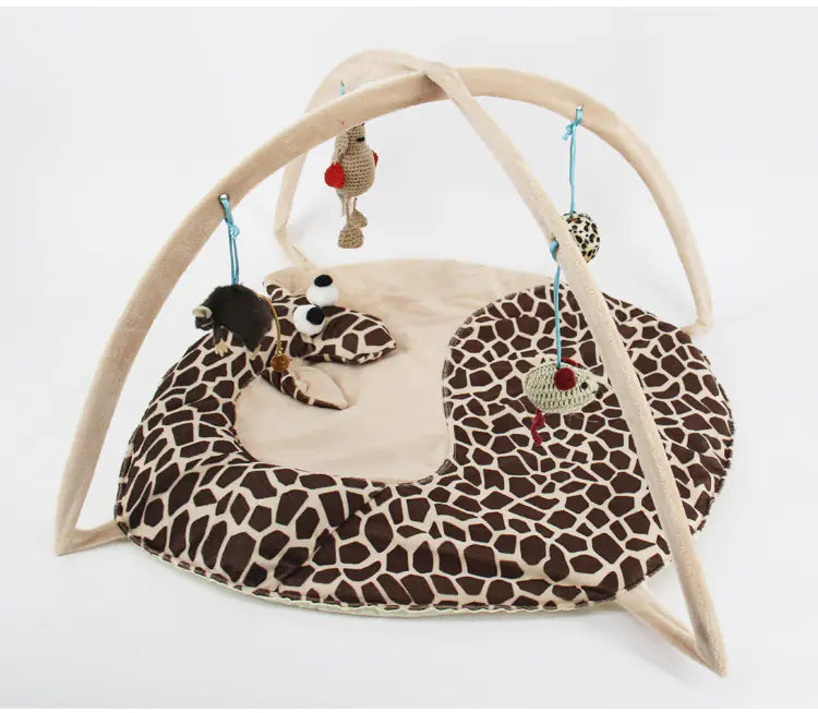 Compact Canvas Cat Play Tent