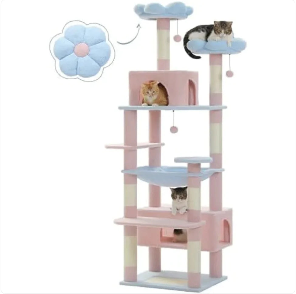 Minimalist Cat Climbing Tower