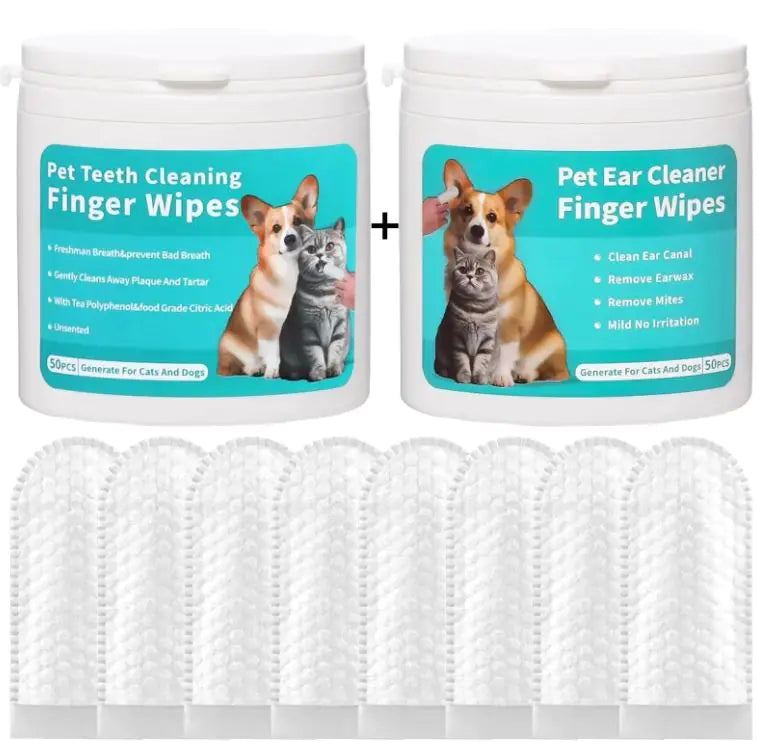 Pet Finger Ear Wipes