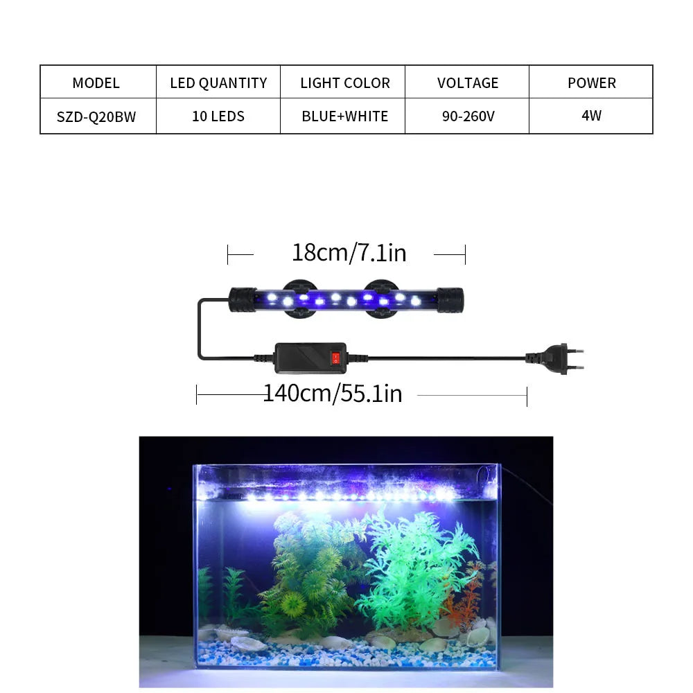 Submersible LED Aquarium Light Bar
