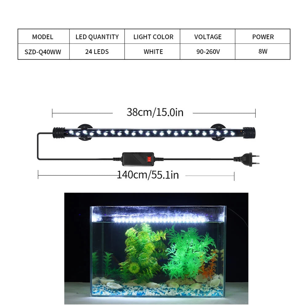 Submersible LED Aquarium Light Bar