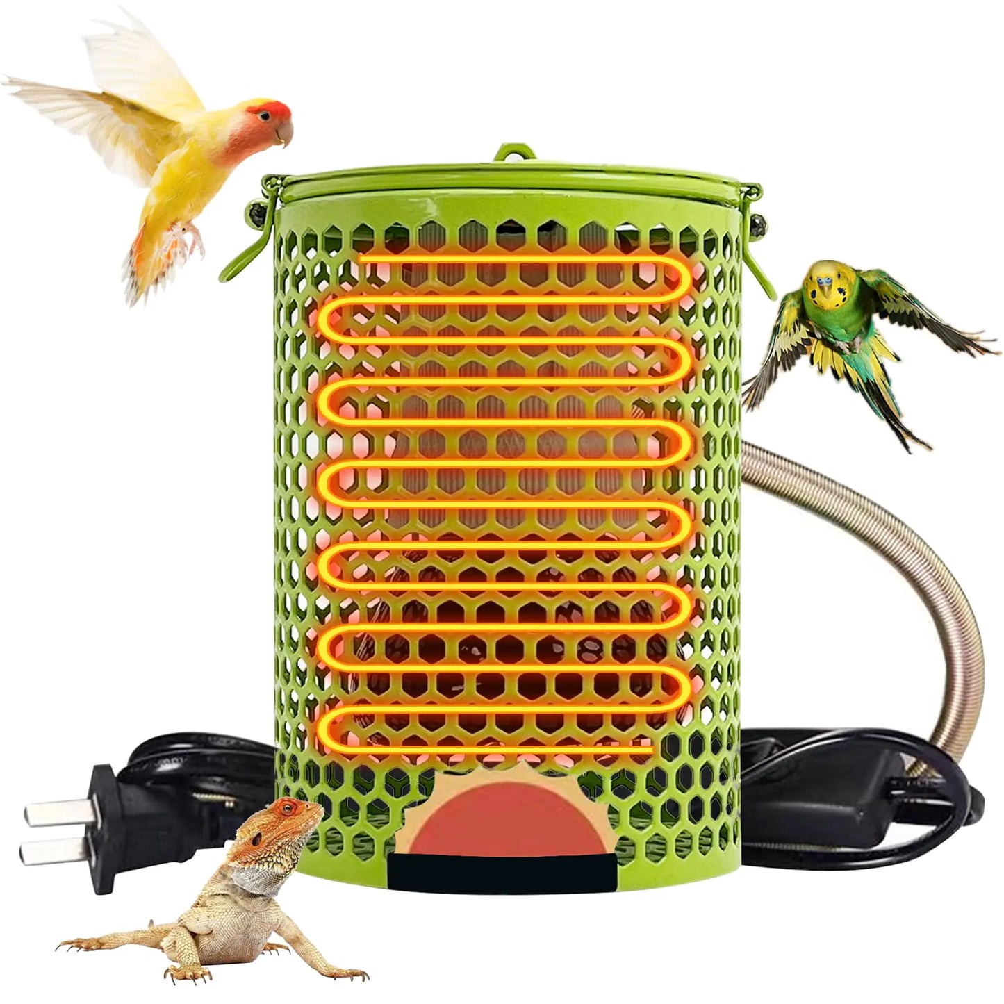 Secure-Heat Reptile Lamp Fixture