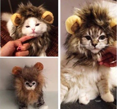 Lion Mane Cat Costume Wig