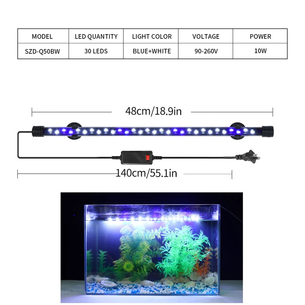 Submersible LED Aquarium Light Bar