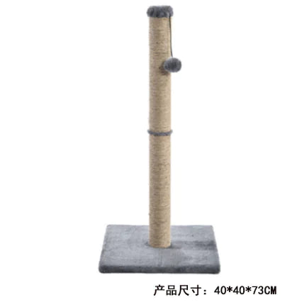 Compact Sisal Cat Scratcher Post