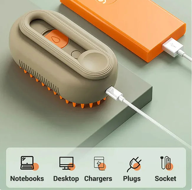 Gentle Steam Pet Brush