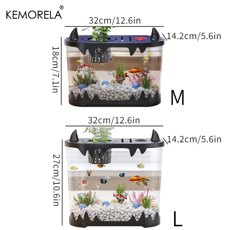KEMORELA Easy-Care Desktop Aquarium
