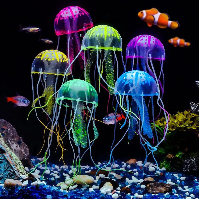 Silicone Aquarium Jellyfish