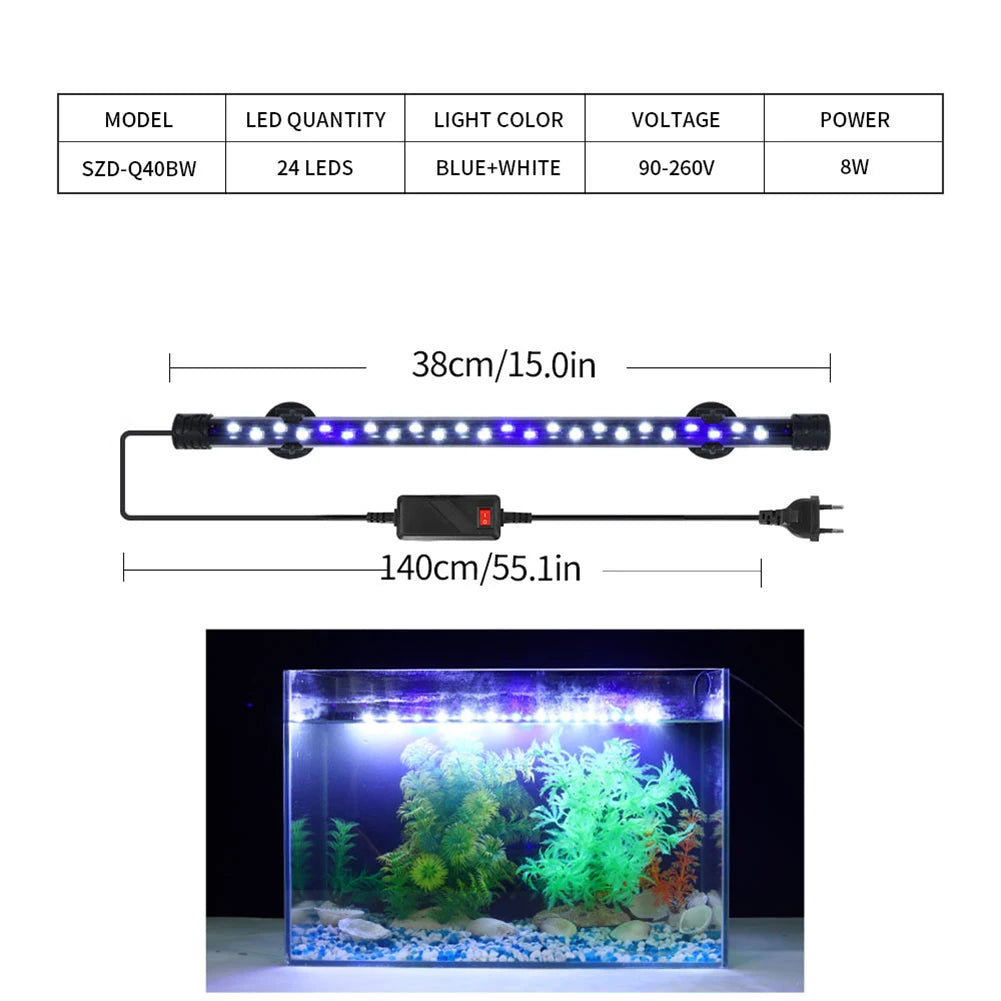 Submersible LED Aquarium Light Bar
