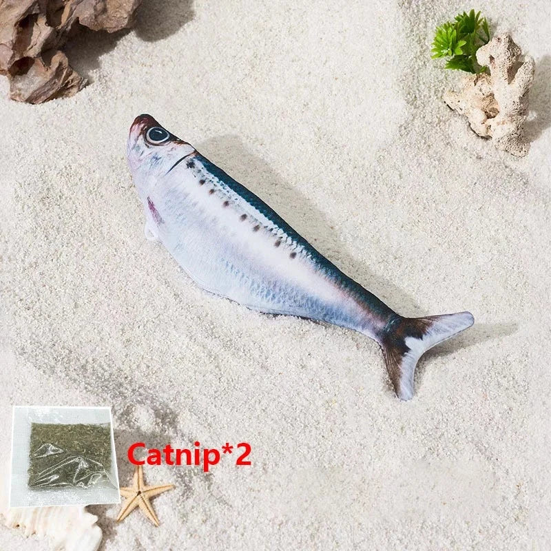 Moving Catnip Fish Toy