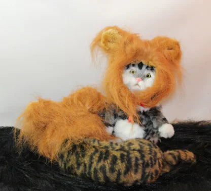 Lion Mane Cat Costume Wig